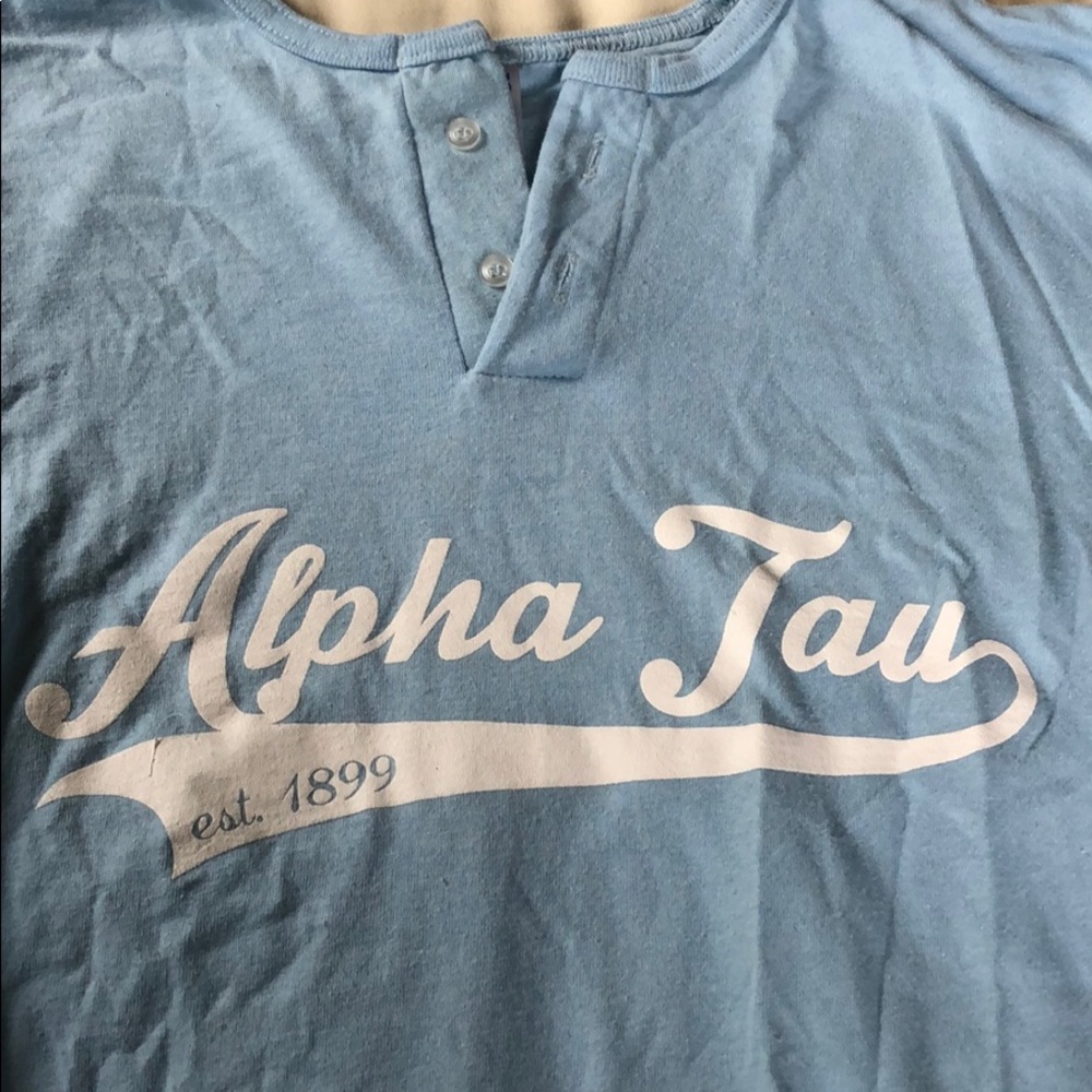 Alpha Tau baseball t-shirt
